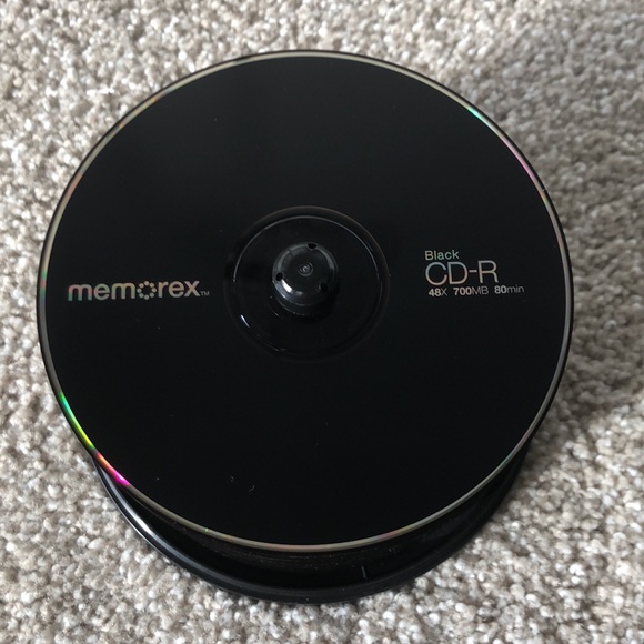 NEW Memorex Black CD-R 48x 700MB 80min - Picture 2 of 4